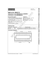 MM74C150N Datasheet Cover