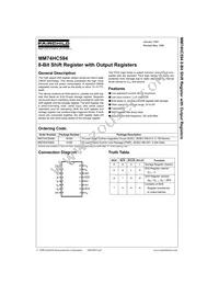 MM74HC594MX Datasheet Cover