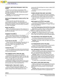 MM908E626AVDWB Datasheet Page 16