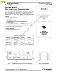 MMA1212EGR2 Datasheet Cover