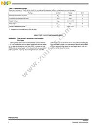 MMA2202EGR2 Datasheet Page 2