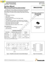 MMA2301EG Datasheet Cover