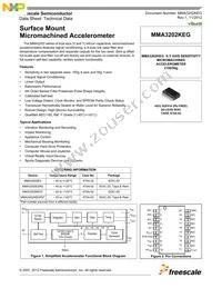 MMA3202EG Datasheet Cover