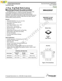 MMA6280QT Datasheet Cover