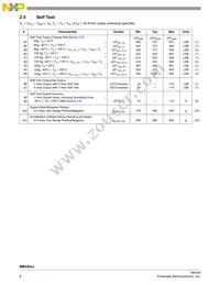 MMA6525KW Datasheet Page 8