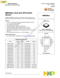 MMA6827BKCWR2 Datasheet Cover
