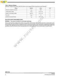 MMA7455LT Datasheet Page 6