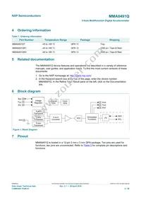 MMA8491QT Datasheet Page 2