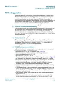 MMA8491QT Datasheet Page 18