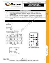 MMAD1105E3/TR13 Datasheet Page 2