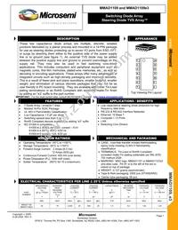 MMAD1109E3/TR13 Datasheet Cover