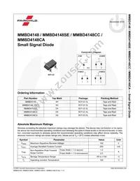 MMBD4148-D87Z Datasheet Page 2