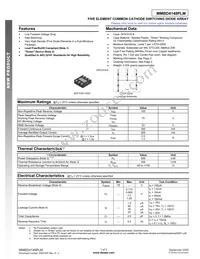 MMBD4148PLM-7 Datasheet Cover