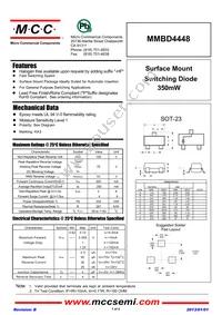 MMBD4448-TP Datasheet Cover