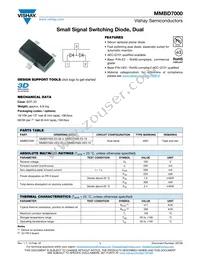 MMBD7000-HE3-18 Datasheet Cover