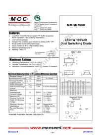 MMBD7000-TP Datasheet Cover