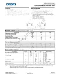 MMBD7000HC-7-F Datasheet Cover
