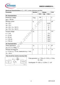 MMBD914LT3HTMA1 Datasheet Page 2