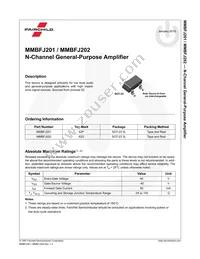 MMBFJ201 Datasheet Page 2