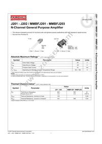 MMBFJ203 Datasheet Cover