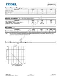 MMBT3906T-7-F Datasheet Page 2