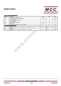 MMBT3906T-TP Datasheet Page 2