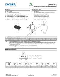 MMBT4124-7 Datasheet Cover