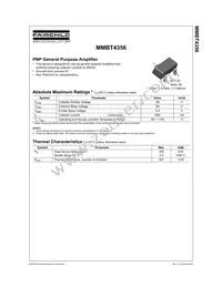 MMBT4356 Datasheet Cover