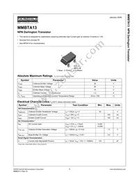 MMBTA13 Datasheet Page 2