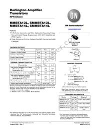MMBTA14LT1 Datasheet Cover