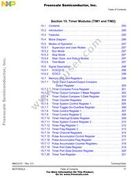 MMC2107CFCAF33 Datasheet Page 17