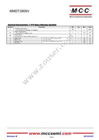 MMDT3906V-TP Datasheet Page 2