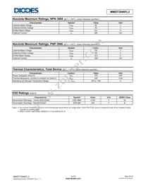 MMDT3946FL3-7 Datasheet Page 2