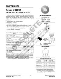 MMFT2406T1 Datasheet Cover