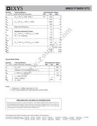 MMIX1F360N15T2 Datasheet Page 2