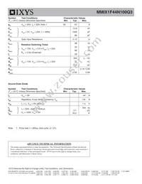 MMIX1F44N100Q3 Datasheet Page 2