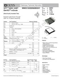 MMIX1X200N60B3H1 Datasheet Cover