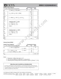 MMIX1X200N60B3H1 Datasheet Page 2