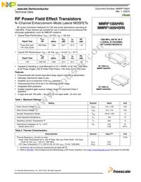 MMRF1005HR5 Datasheet Cover