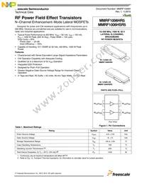 MMRF1006HR5 Datasheet Cover