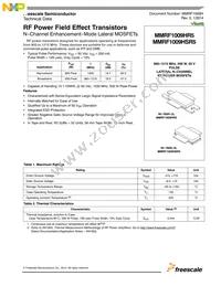 MMRF1009HSR5 Datasheet Cover