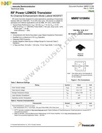 MMRF1019NR4 Datasheet Cover