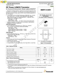 MMRF1315NR1 Datasheet Cover