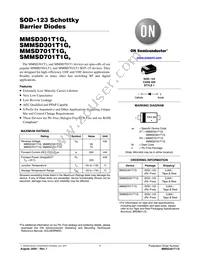 MMSD701T1 Datasheet Cover