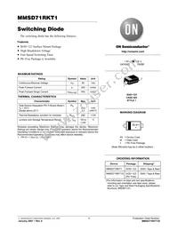 MMSD71RKT1G Datasheet Cover