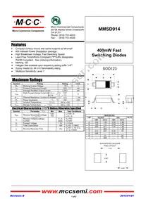 MMSD914-TP Datasheet Cover