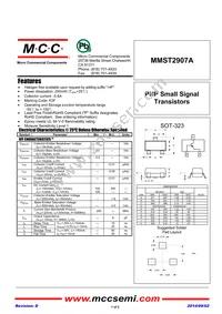 MMST2907A-TP Datasheet Cover