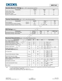 MMST5401Q-7-F Datasheet Page 2