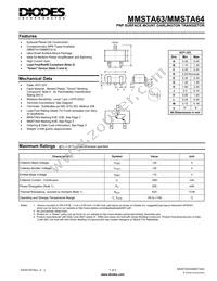 MMSTA63-7-F Datasheet Cover