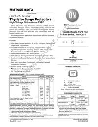 MMT05B350T3G Datasheet Cover